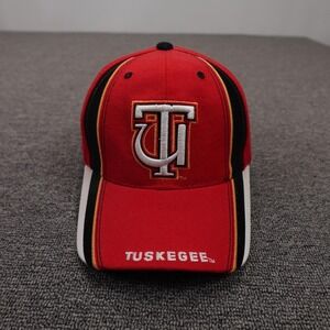 Tuskegee Golden Tigers Hat Cap Strap Back Mens One Size Red NCAA College Big Boy
